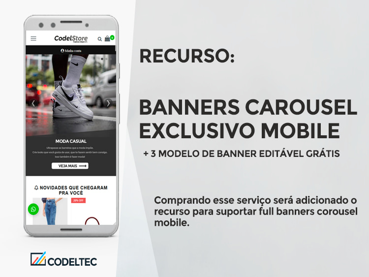 Recurso Banner Carousel Exclusivo Mobile